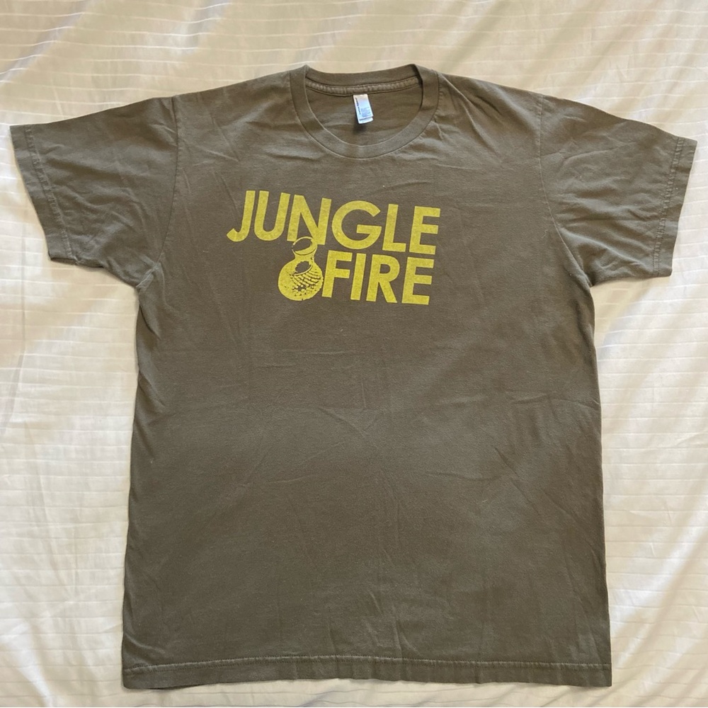 Jungle Fire w/ grenade war t-shirt 🔥🔥🔥 L